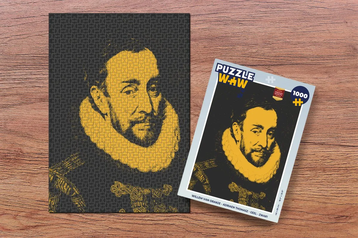 PuzzleWow Willem van Oranje Legpuzzel 1000 Stuks - Multicolor