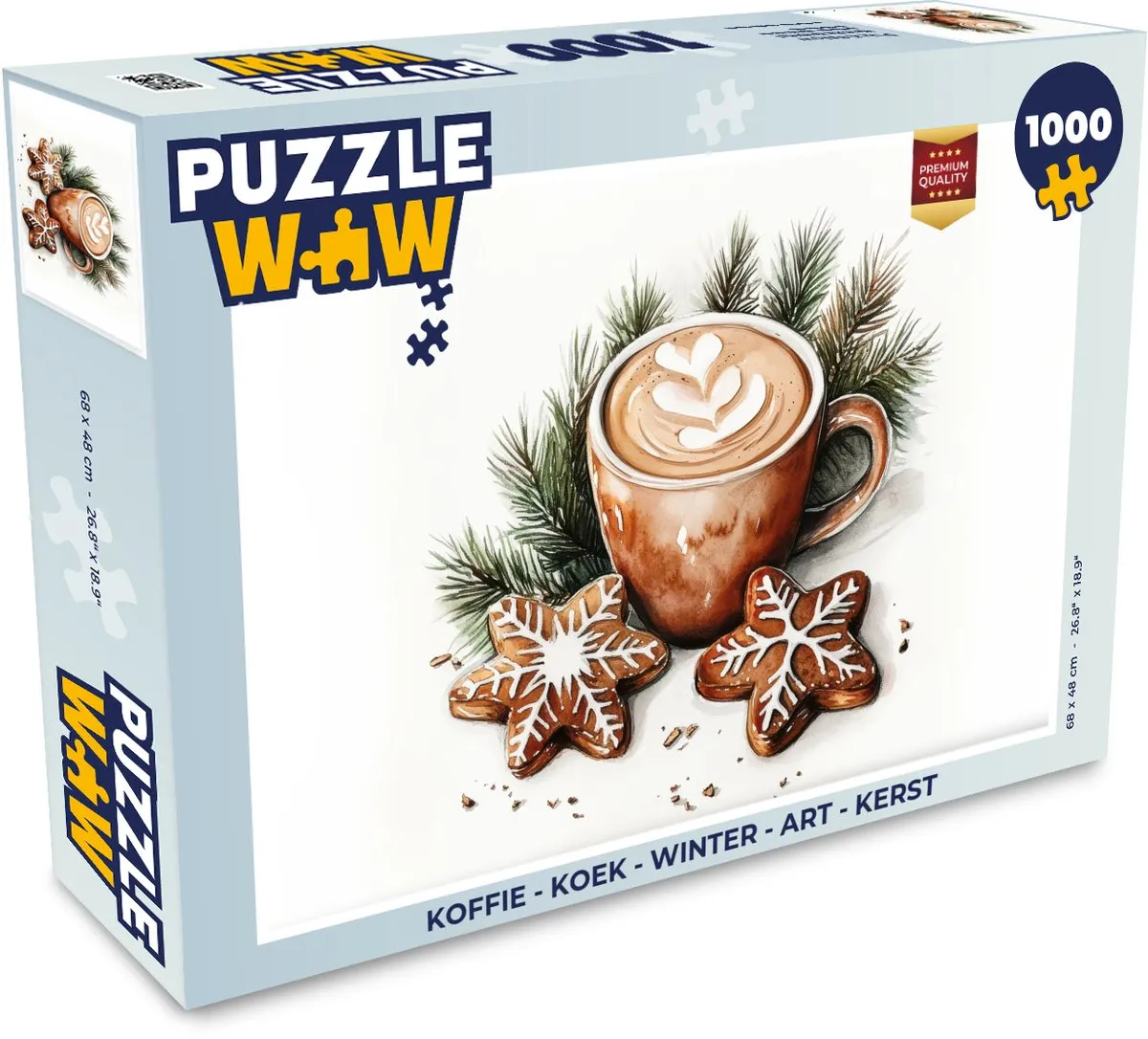 PuzzleWow Kerst Puzzel 1000 Stuks
