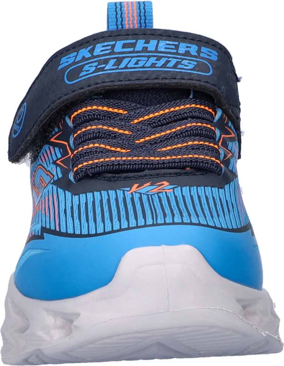 Skechers Vortex Jongens Klittenbandschoen - Maat 30 - Blauw - afbeelding 2 van 6