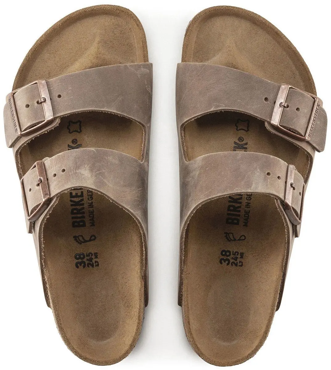 Birkenstock Arizona Slides - Maat 40 - Taupe - afbeelding 4 van 6