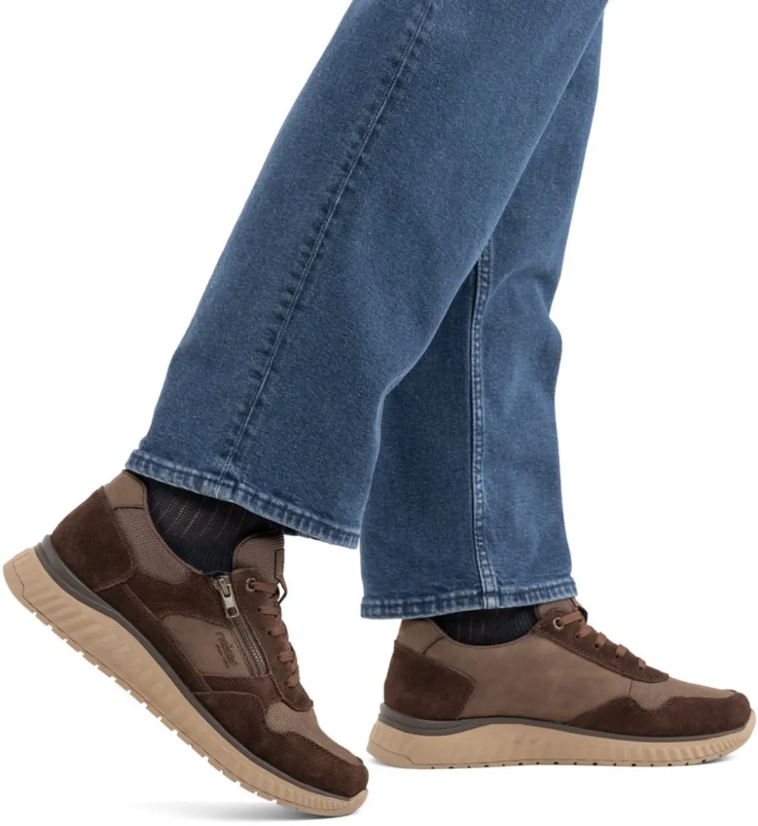 Rieker B0601-27 Sneaker - Bruin - Maat 46 - afbeelding 3 van 6