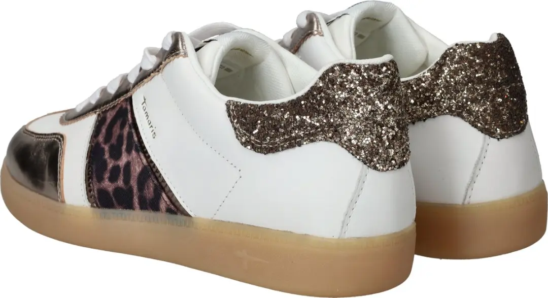 Tamaris 107299 Leopard Sneakers - Wit - afbeelding 6 van 6