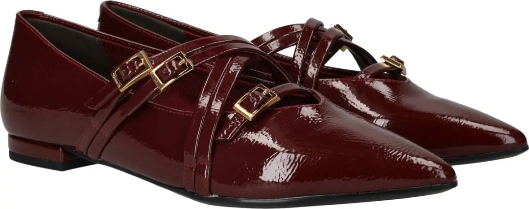 Tamaris Dames Instappers - Rood - Maat 39 - afbeelding 6 van 6