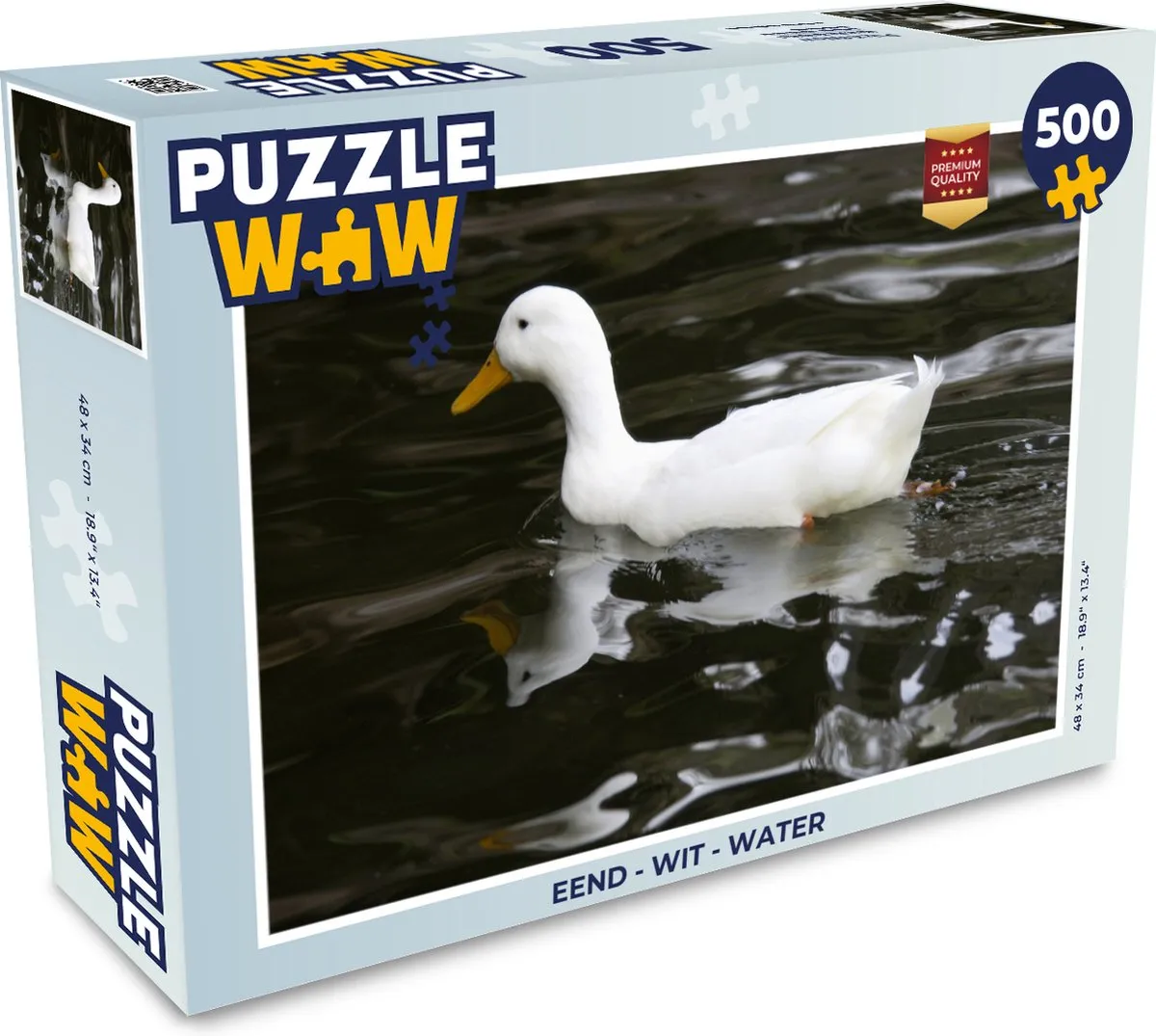 PuzzleWow Puzzel Eend Water Legpuzzel 500 Stuks