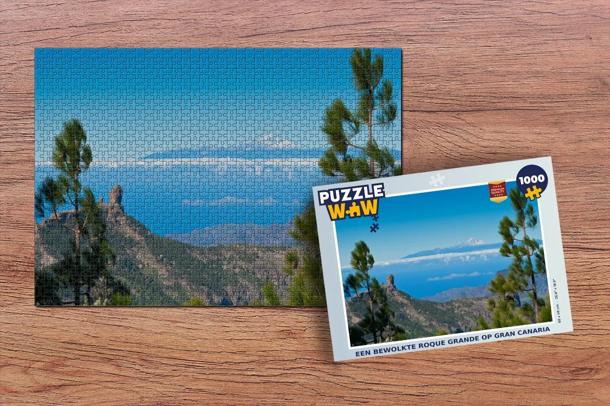 PuzzleWow Roque Grande Legpuzzel 1000 Stuks - Multicolor