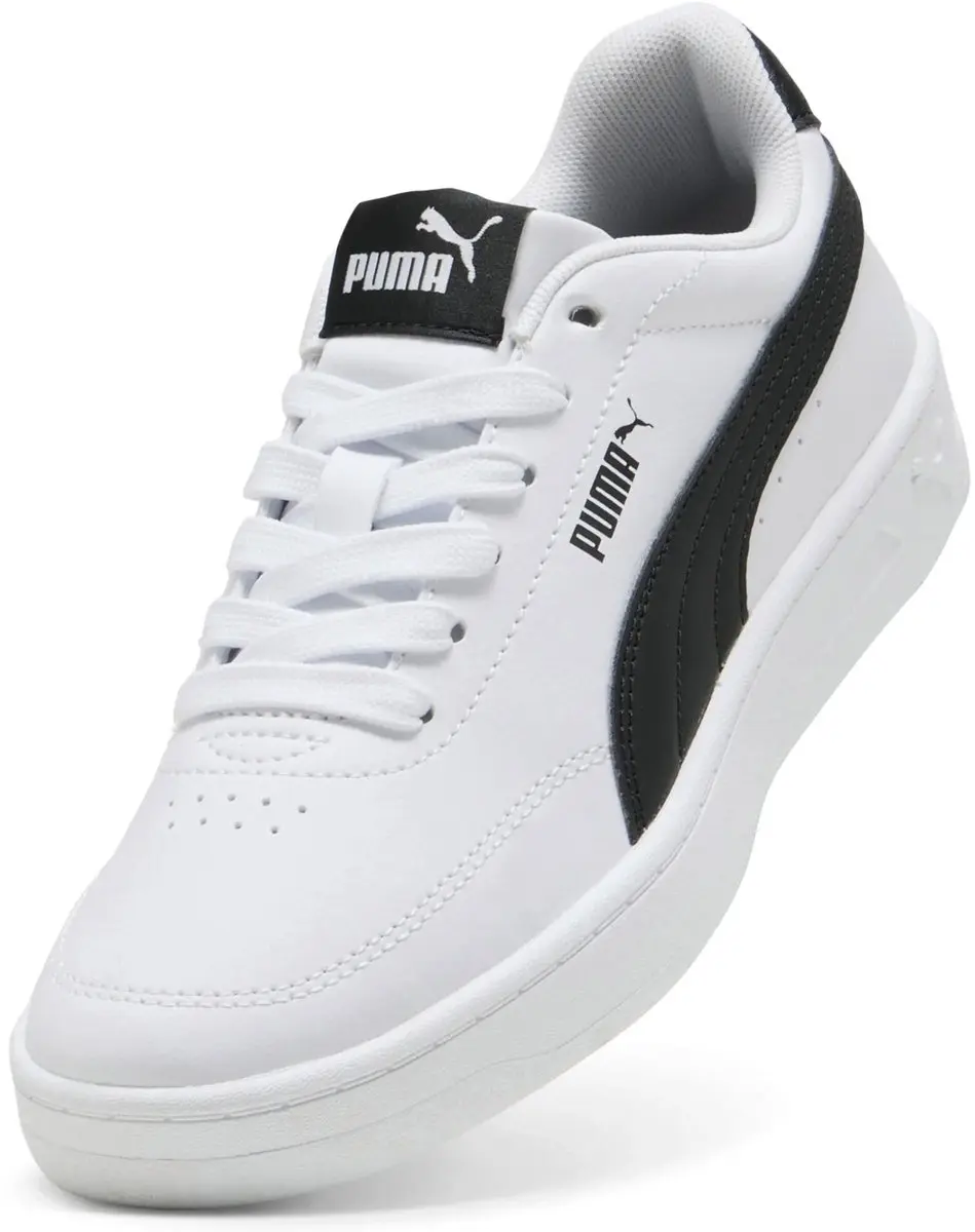 PUMA Court Classic Clean Sneakers Junior 38 - Wit/Zwart - afbeelding 6 van 6