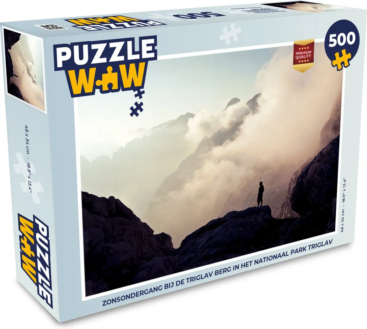 PuzzleWow Legpuzzel Triglav 500 Stuks