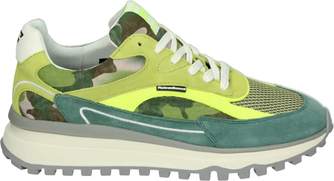 Floris van Bommel De Gripper 08.01 Lage Sneakers - Groen 44.5 - afbeelding 2 van 5