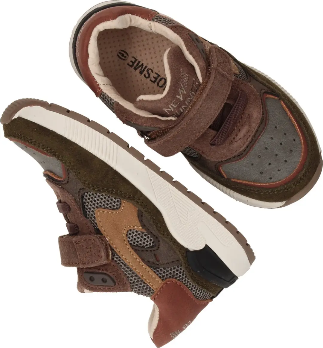 Shoesme Trainer ST24W008 Klittenbandschoenen - Bruin - afbeelding 6 van 6