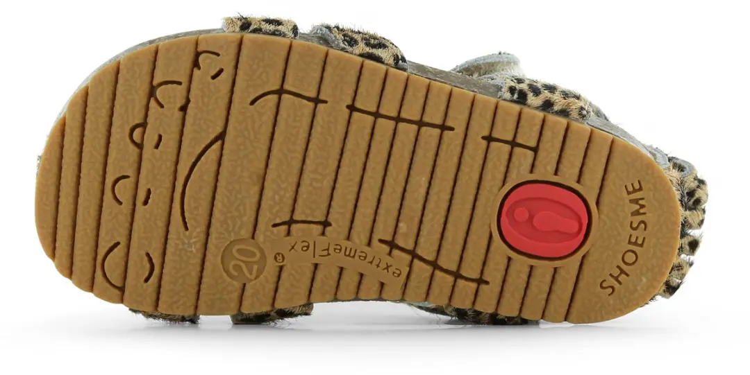 Shoesme Panterprint Sandaal 26 - Leopard Pink