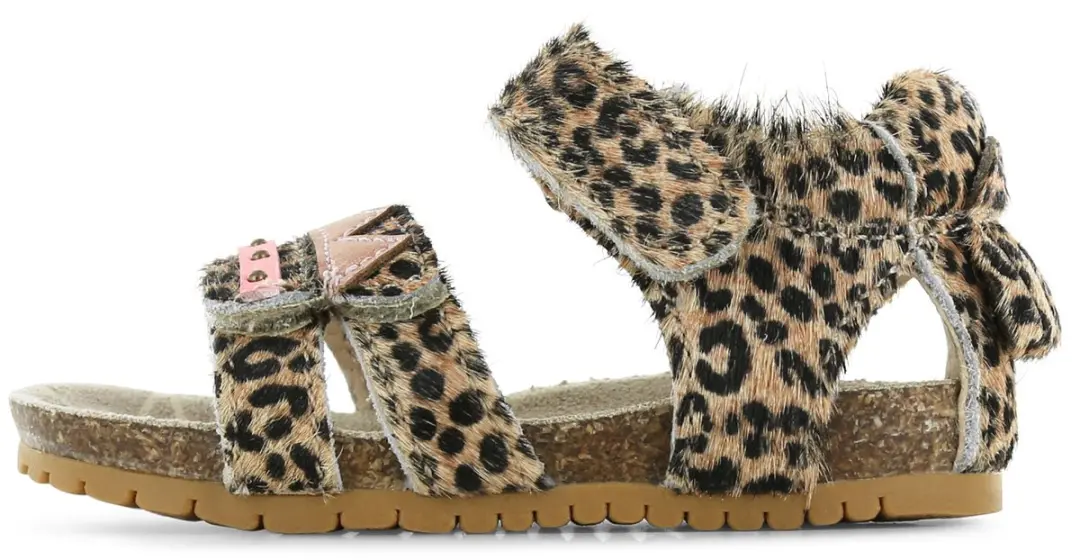 Shoesme Panterprint Sandaal 26 - Leopard Pink