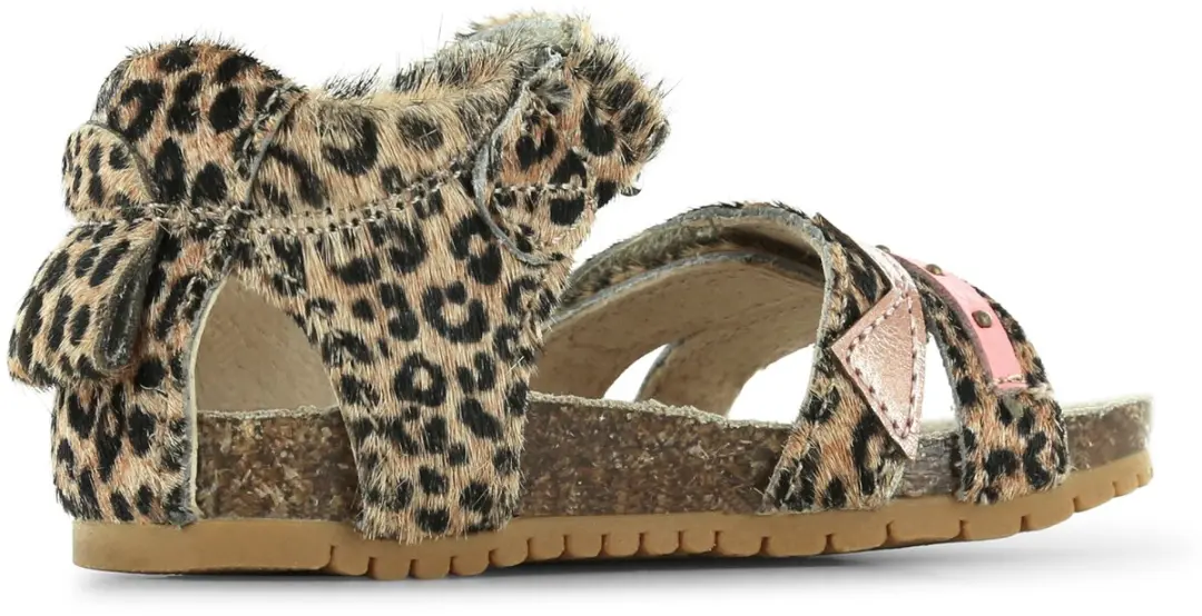 Shoesme Panterprint Sandaal 26 - Leopard Pink