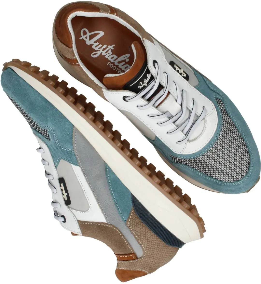 Australian Yamato Sneakers - Leer Grijs 44 - afbeelding 6 van 6
