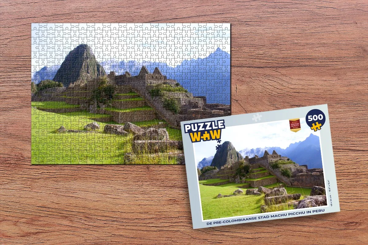 PuzzleWow Machu Picchu Legpuzzel 500 Stuks - Multicolor