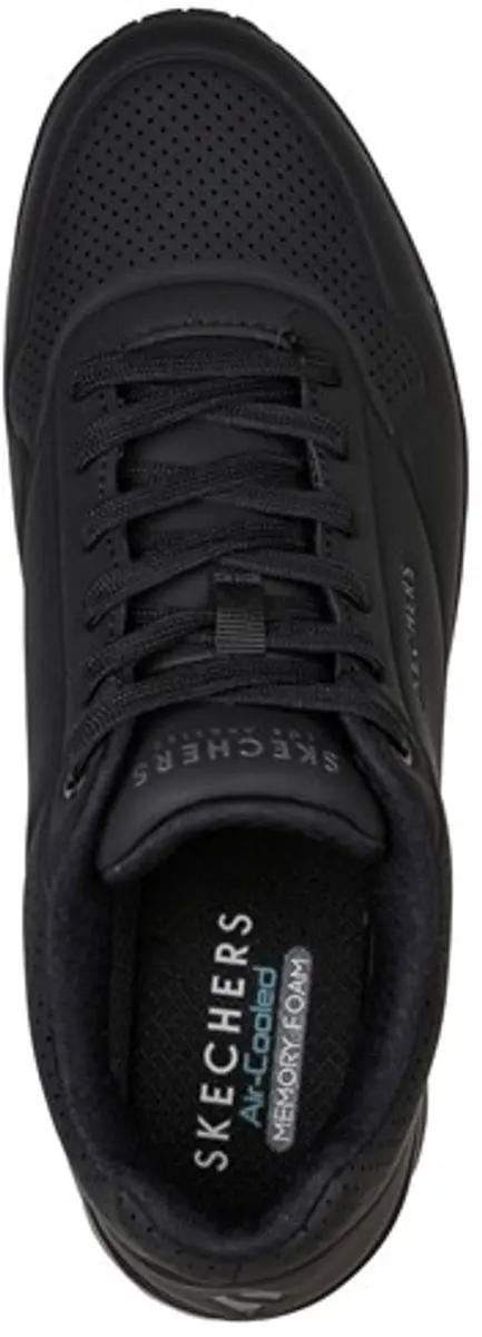 Skechers Uno Stand On Air Heren Sneakers - Zwart - afbeelding 4 van 6