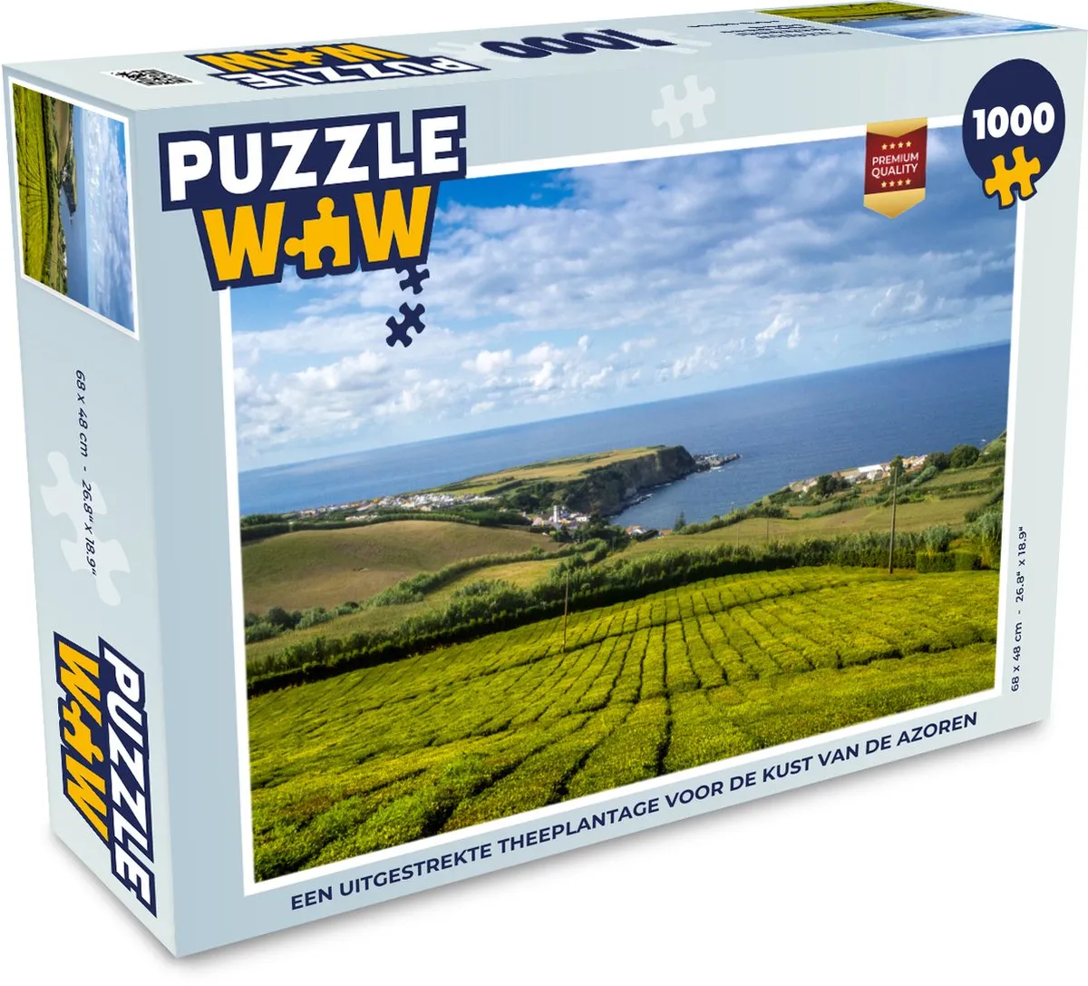 PuzzleWow Legpuzzel 1000 Stuks - Multicolor