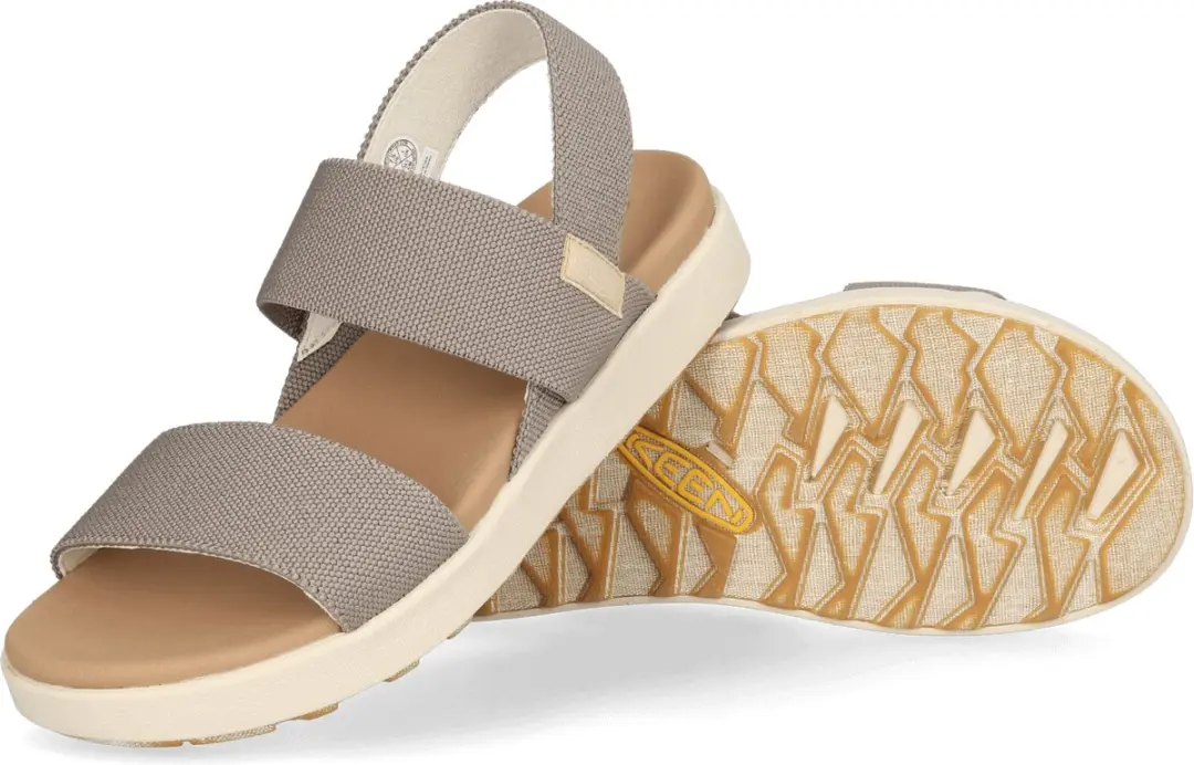 Keen Elle Backstrap Dames Sandalen - Grijs - Maat 37 - afbeelding 5 van 6