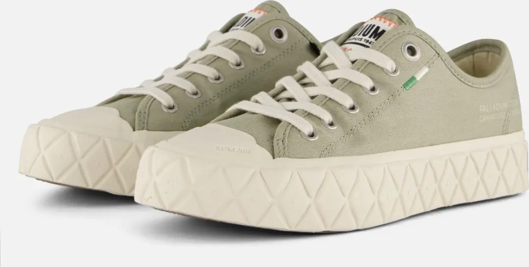 Palladium Palla Ace Low Sneakers grijs Canvas