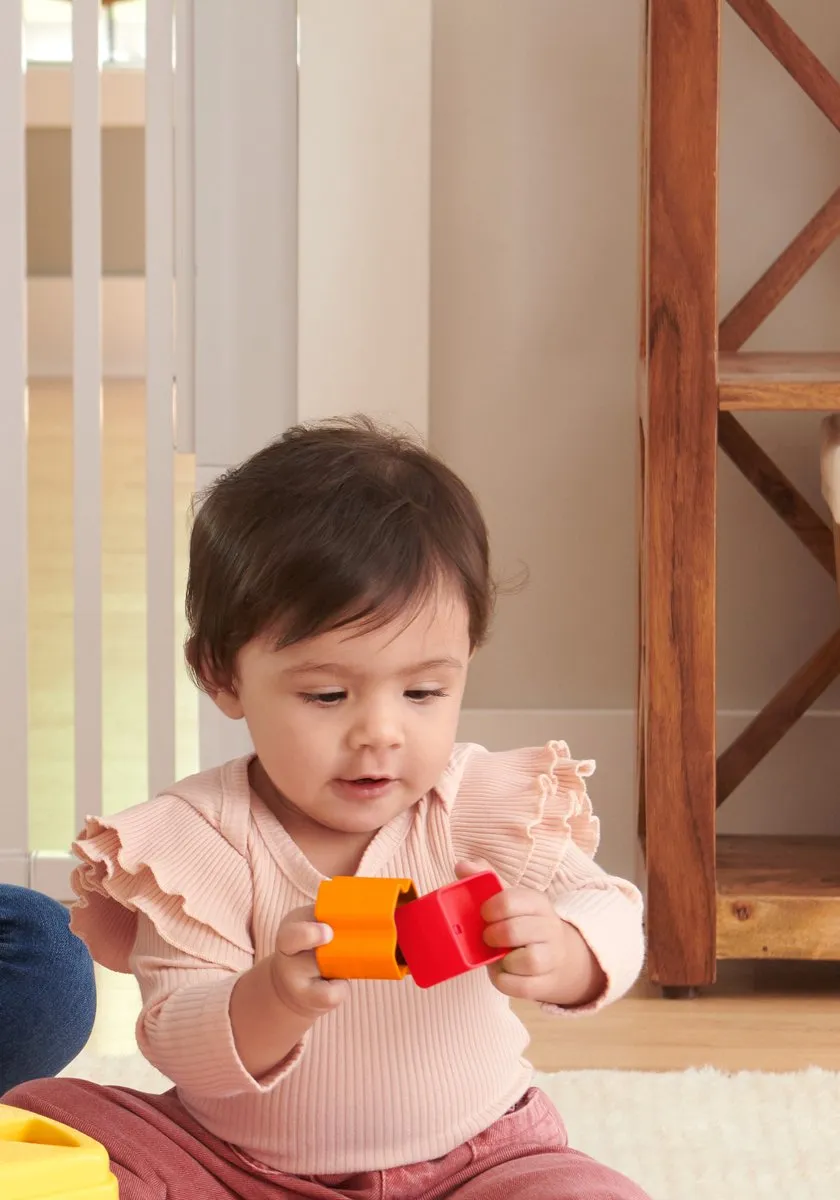 Fisher Price Baby's Eerste Blokken - 10 Stuks - Meerkleurig