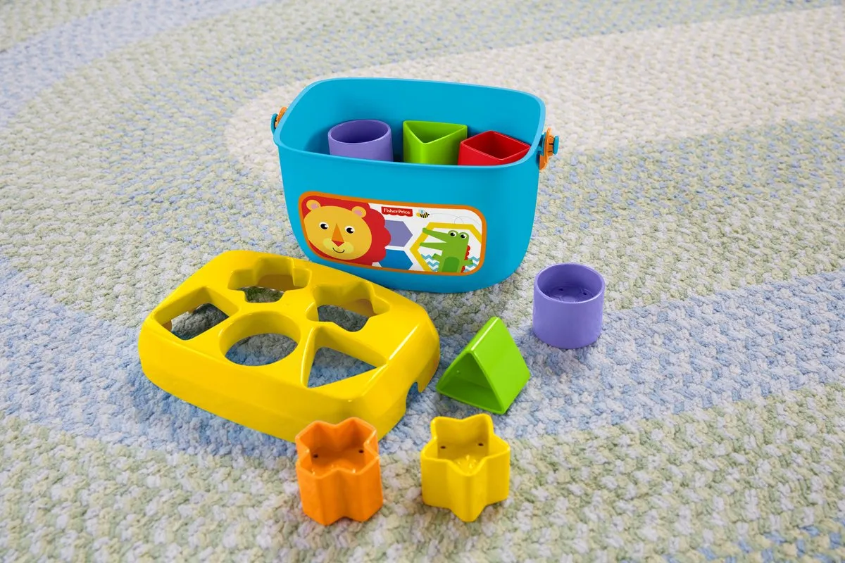 Fisher Price Baby's Eerste Blokken - 10 Stuks - Meerkleurig