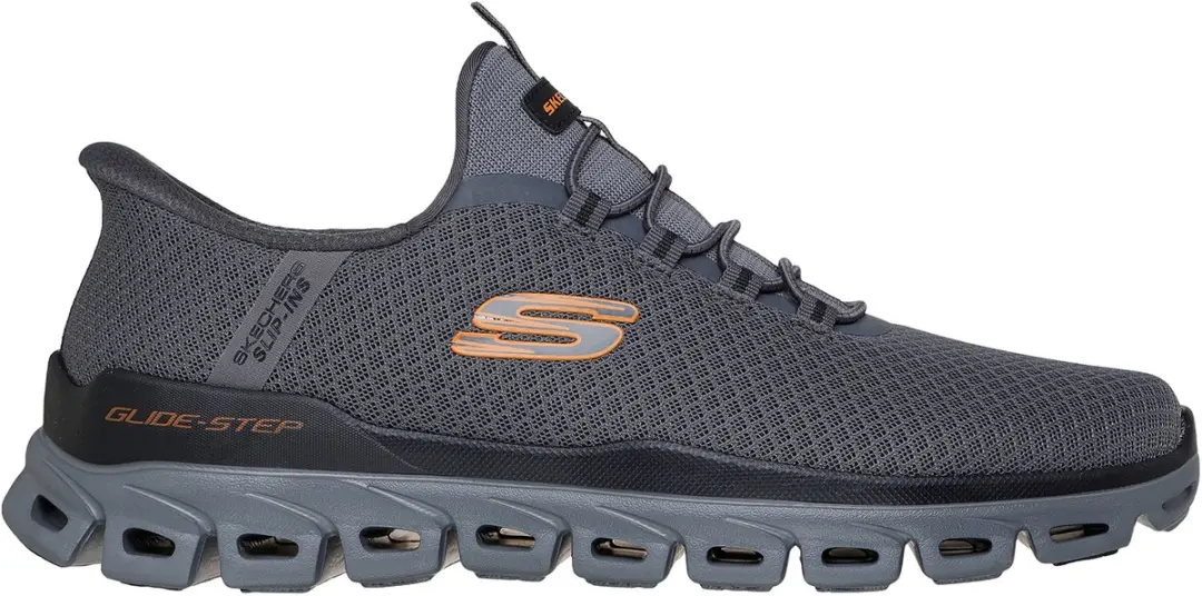 Skechers Heren Glide-Step Noxus Sneakers - Grijs - afbeelding 5 van 6