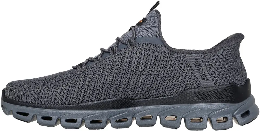 Skechers Heren Glide-Step Noxus Sneakers - Grijs - afbeelding 4 van 6