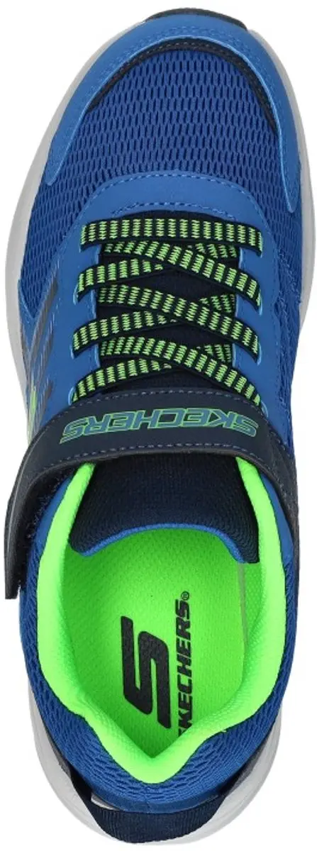 Skechers Microspec Tread Klittenband Laag - Sneakers - Unisex - Blauw - afbeelding 5 van 6