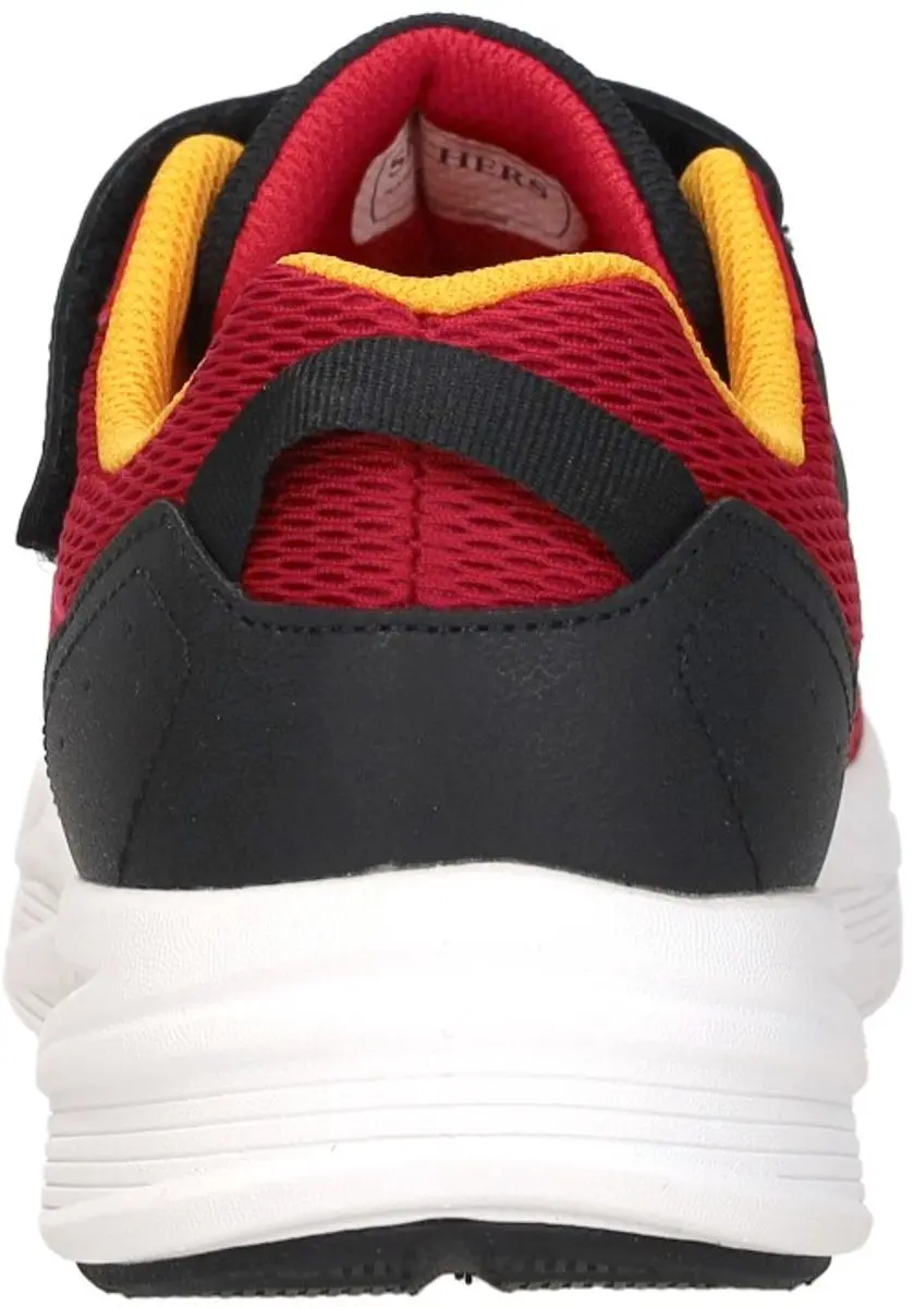 Skechers Microspec Tread Klittenband Laag - Sneakers - Unisex - Rood - afbeelding 6 van 6