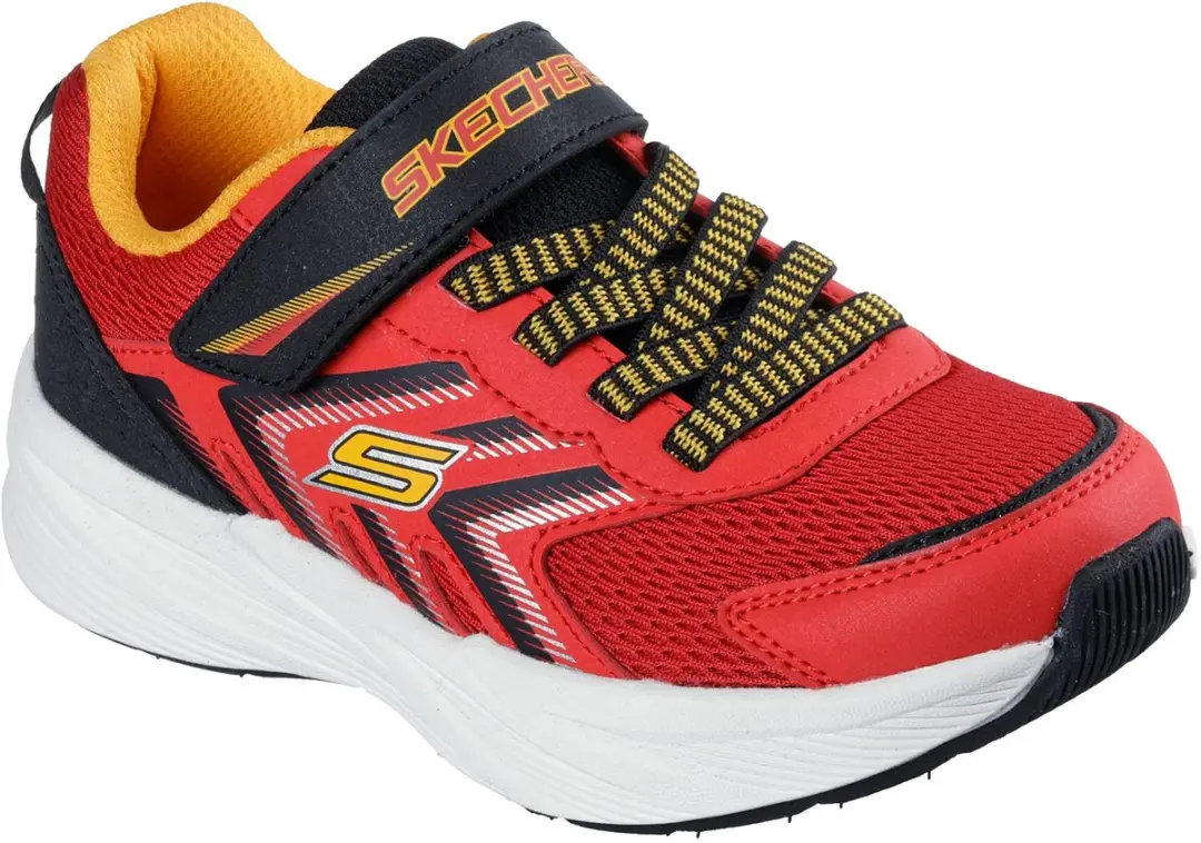 Skechers Microspec Tread Klittenband Laag - Sneakers - Unisex - Rood - afbeelding 3 van 6