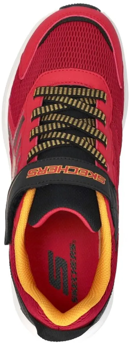 Skechers Microspec Tread Klittenband Laag - Sneakers - Unisex - Rood - afbeelding 5 van 6