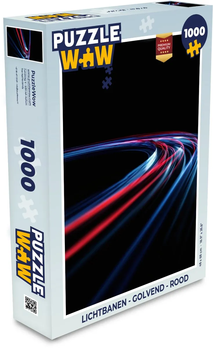 PuzzleWow Lichtbanen Puzzel 1000 Stuks