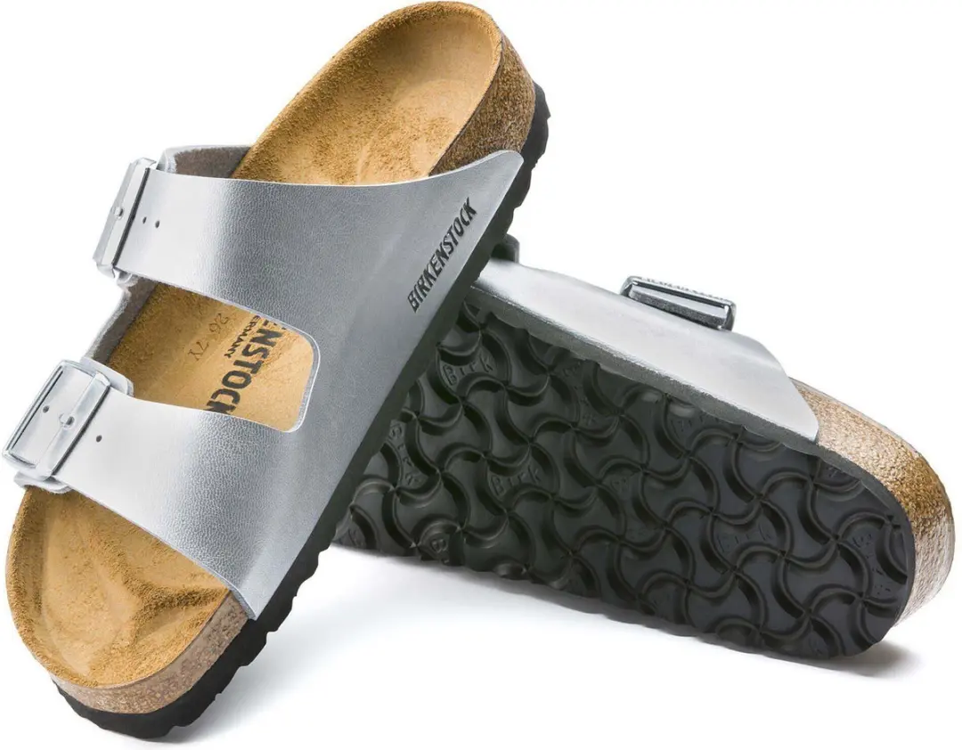 Birkenstock Arizona Slides - Dames 36 - Zilver - afbeelding 5 van 6