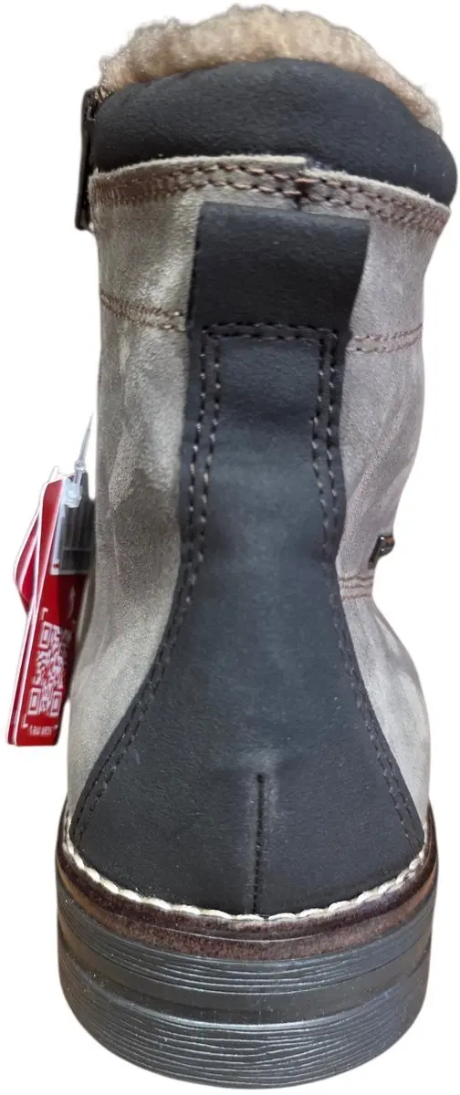 Rieker 11001 Heren Suede Schoenen - Taupe - Maat 46