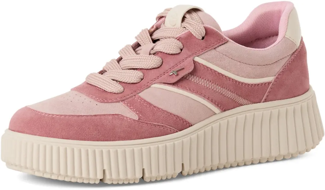 Tamaris dames sneaker 1-23701-46 596 lage damesschoen leer roze