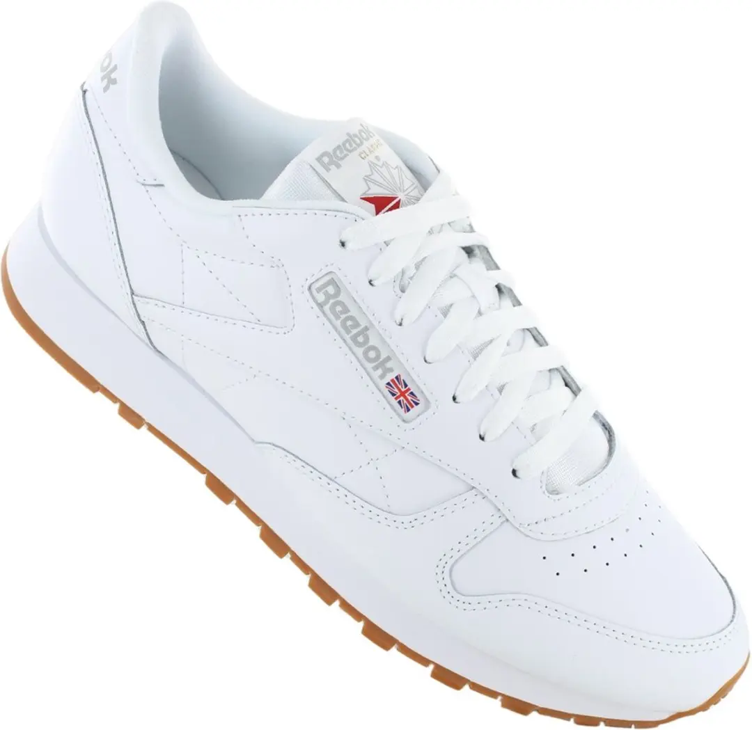 Reebok Classic Leather Heren Sneakers Wit - Maat 40.5 - afbeelding 6 van 6