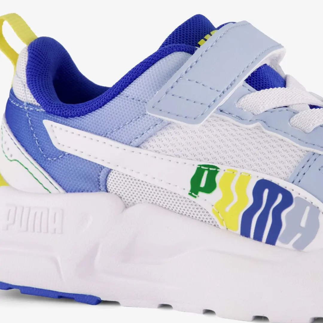 PUMA Trinity 2 LT Kindersneakers - 35 - Blauw/Wit - afbeelding 6 van 6