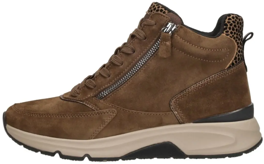 Gabor Rollingsoft Veterboots cognac - Maat 38