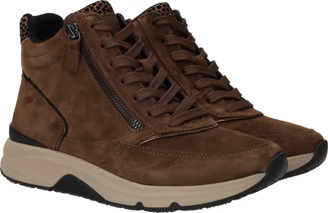 Gabor Rollingsoft Veterboots cognac - Maat 38