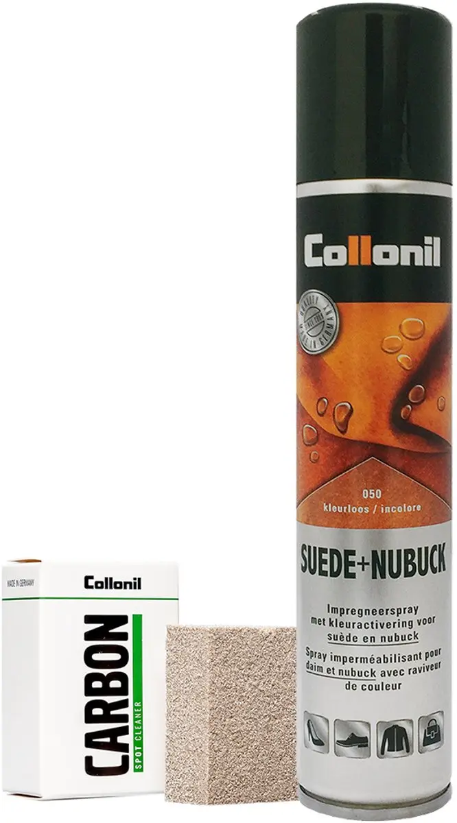 Collonil Suede + Nubuck kleurloos spray + Spot cleaner