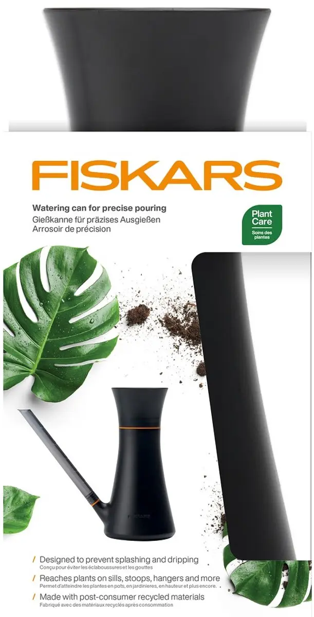 Fiskars Precise Gieter 1,2L - Zwart - afbeelding 3 van 6