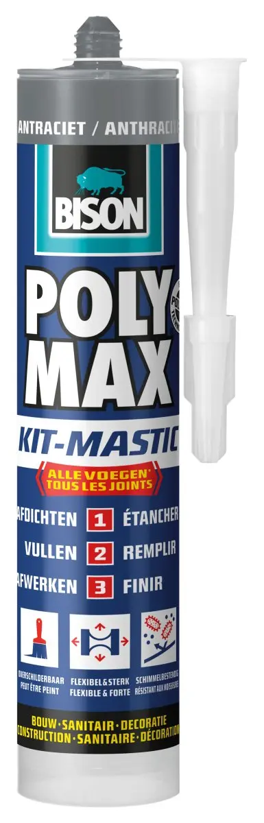Bison Poly Max Kit Antraciet 280ml