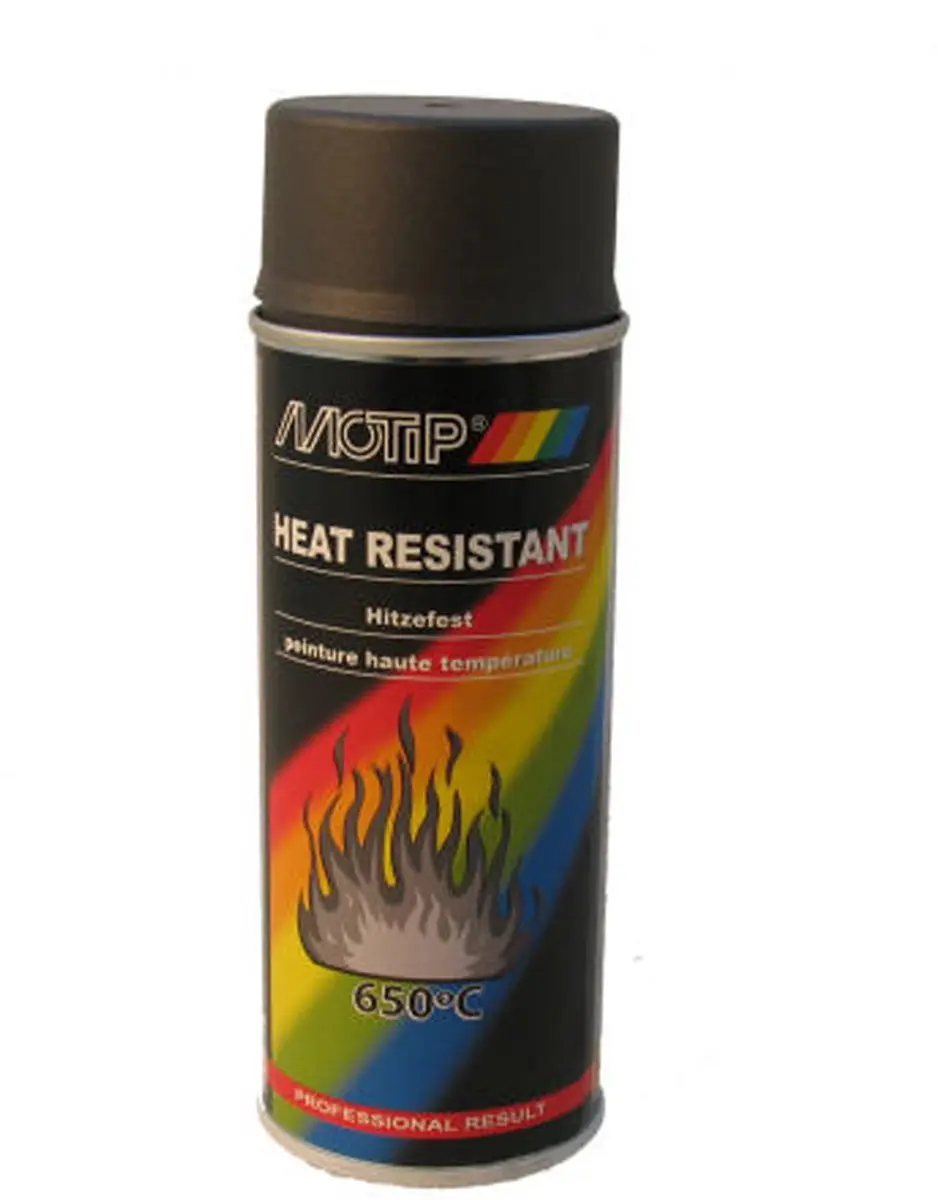 Motip Heat Resistant 4030 Spuitbus - 400ml - Antracietgrijs