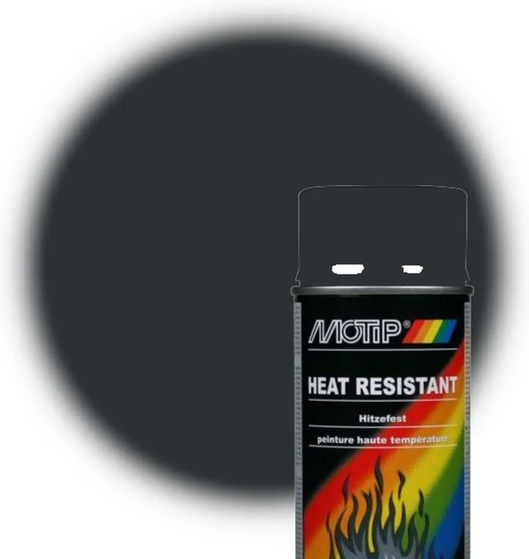 Motip Heat Resistant 4030 Spuitbus - 400ml - Antracietgrijs