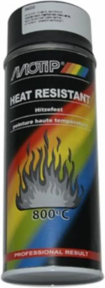 Motip Heat Resistant 4030 Spuitbus - 400ml - Antracietgrijs