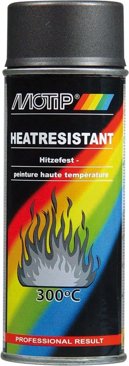 Motip Heat Resistant 4030 Spuitbus - 400ml - Antracietgrijs