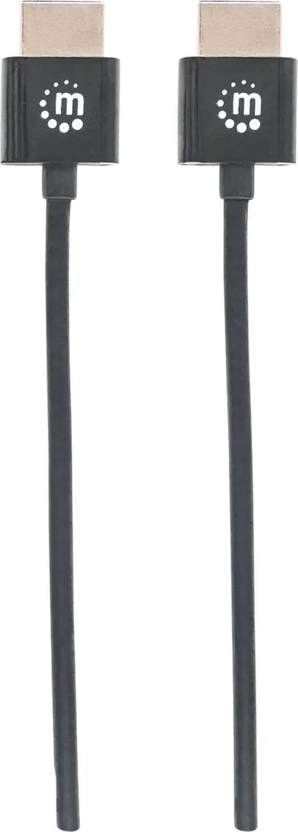 Manhattan 394352 HDMI Kabel 1m - Type A - Zwart - afbeelding 5 van 6