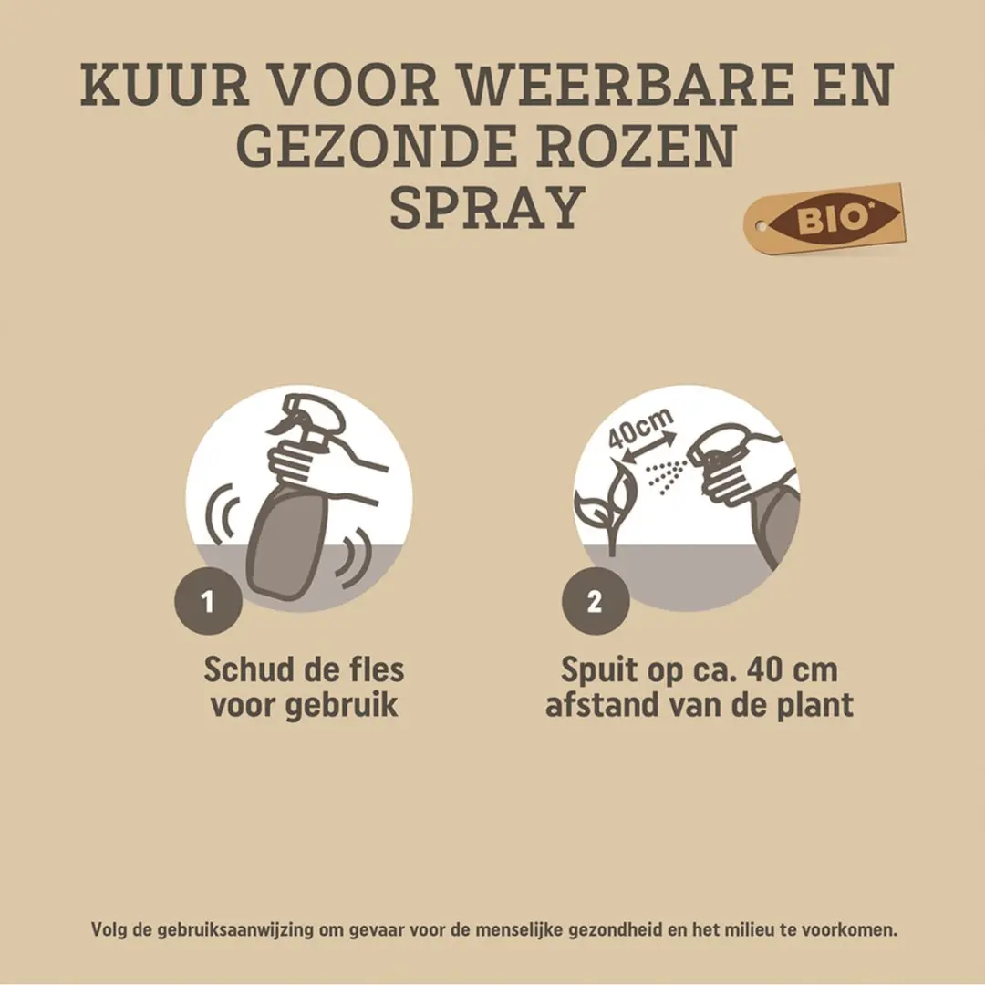 Pokon Bio Kuur voor Rozen Spray 750ml - afbeelding 5 van 6
