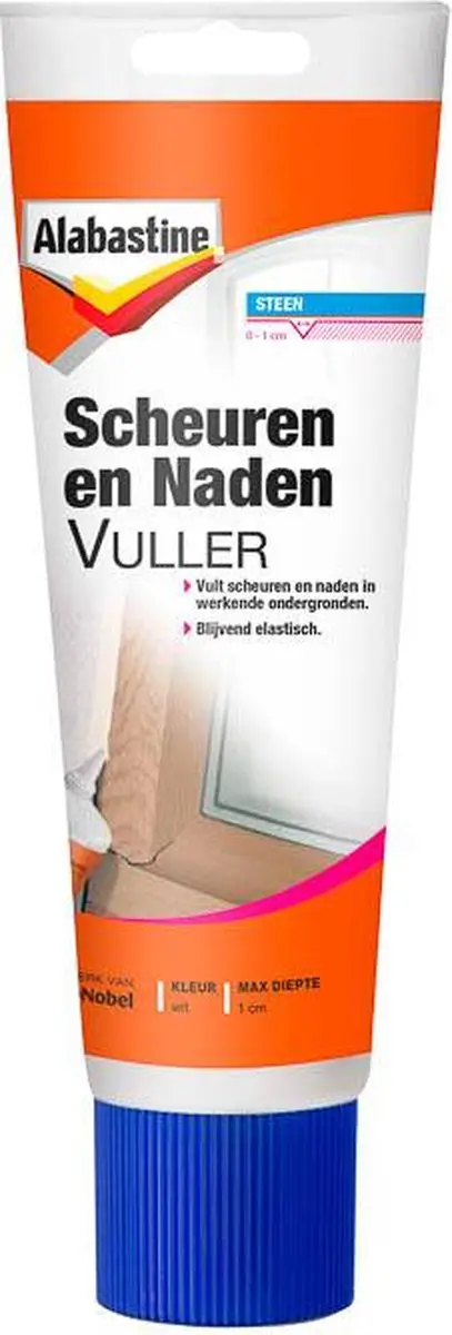 Alabastine Scheuren & Nadenvuller 310ml - Vuller Wit
