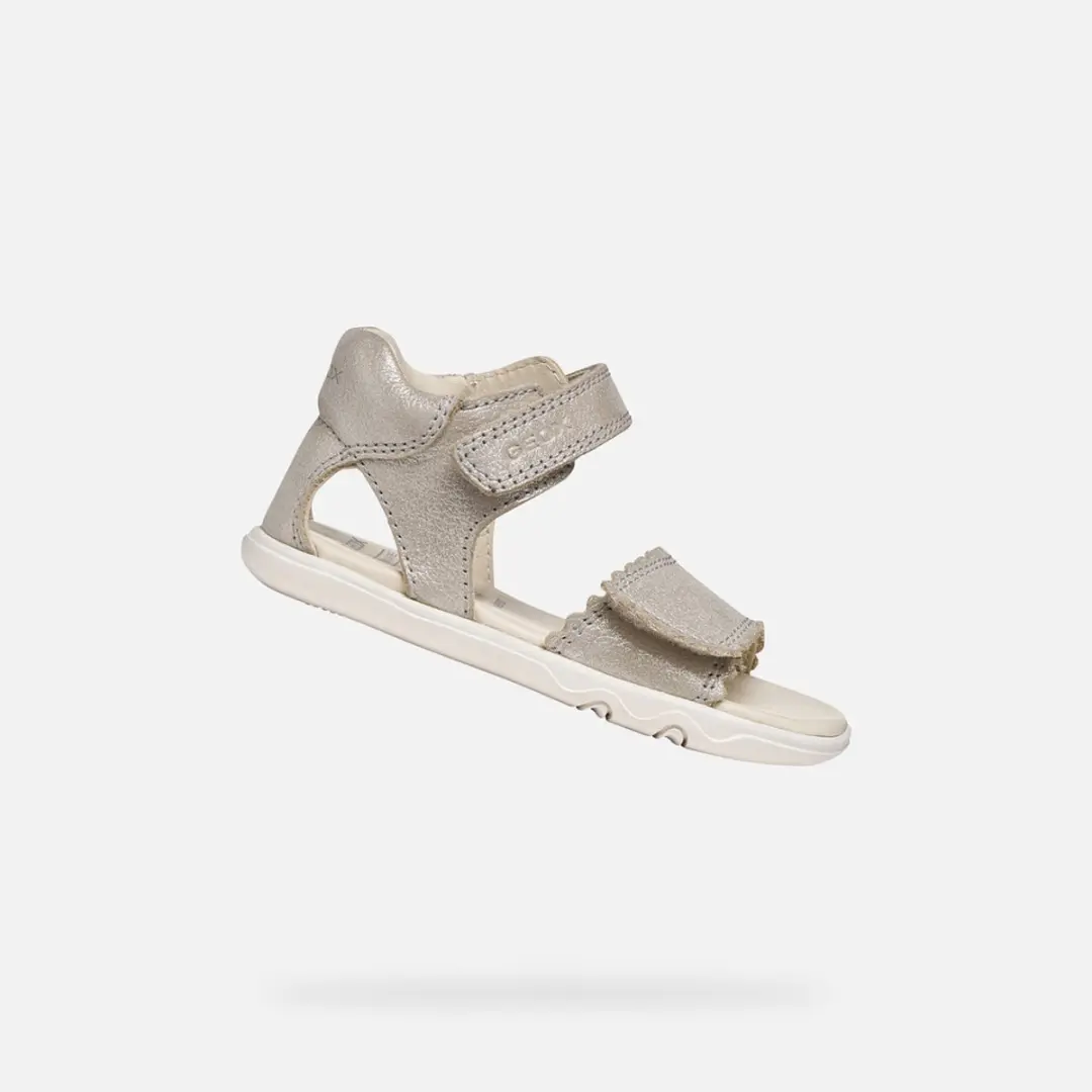 GEOX SANDAL STEPPIEUP PEUTERMEISJES Sandalen