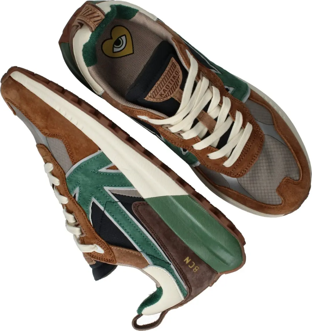 Kaotiko Vancouver Earth Man Sneakers - Cognac - afbeelding 5 van 6